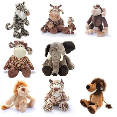 La foresta adorabile gioca i giocattoli della peluche farciti animale della giungla per i regali di promozione