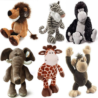 La foresta adorabile gioca i giocattoli della peluche farciti animale della giungla per i regali di promozione