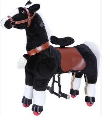 Giro meccanico del bambino del cavallino dell'attrezzatura del parco di divertimenti sui cavalli a dondoli animali di camminata