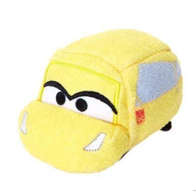 Le nuove automobili originali dei corridori dell'automobile scoperta a due posti di Disney gioca 3 giocattoli della peluche del fumetto di Tsum Tsum 10cm