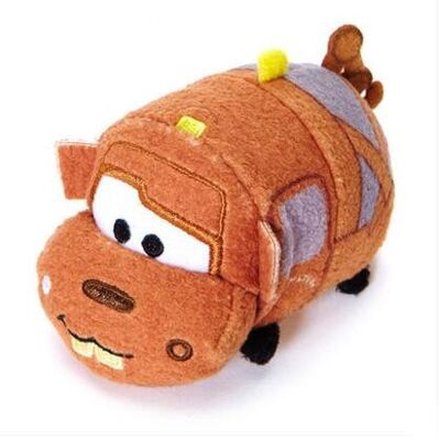 Le nuove automobili originali dei corridori dell'automobile scoperta a due posti di Disney gioca 3 giocattoli della peluche del fumetto di Tsum Tsum 10cm