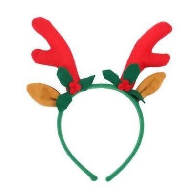 Forcella adorabile della fascia di fermaglio per capelli della peluche di Natale per giocare