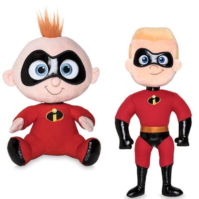 Il un poco e la peluche Incredibles di Jack 2 animali/fumetto del bambino della peluche hanno farcito i giocattoli