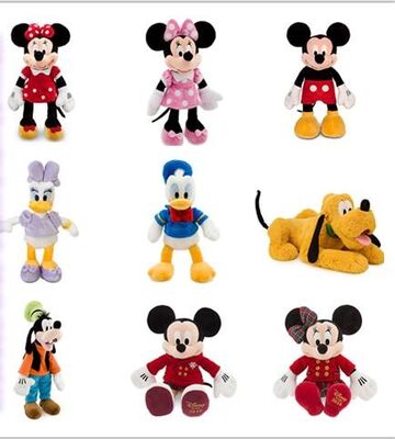 Giocattolo molle di Minnie e di Mickey, giocattoli farciti a 8 pollici per i bambini