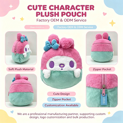 Ingrosso Cute Custom Sanrio Sakura Piumino cuscino per bambini Regali e collezionisti