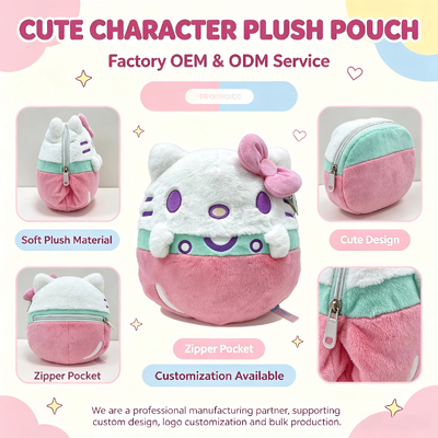 Ingrosso Cute Custom Sanrio Sakura Piumino cuscino per bambini Regali e collezionisti