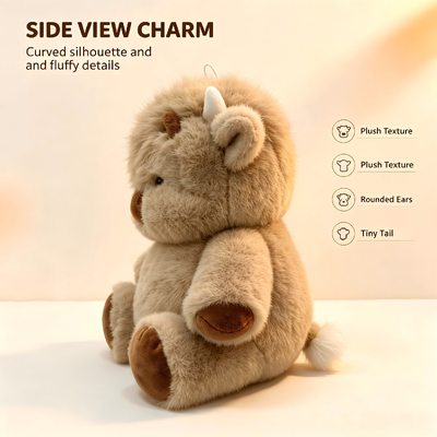 OEM Cute Plush Soft Toy Highland Cow Esemplari personalizzati