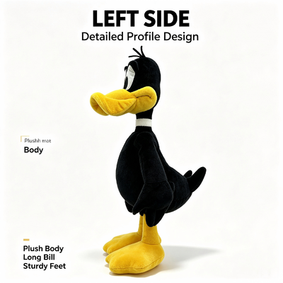 Peluche di Daffy Duck dei Looney Tunes Disney con 100% cotone PP