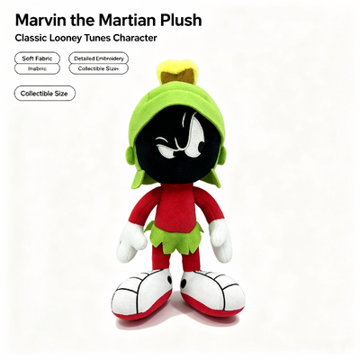 Looney Tunes Marvin Martian Disney Piattoli di peluche per 3+