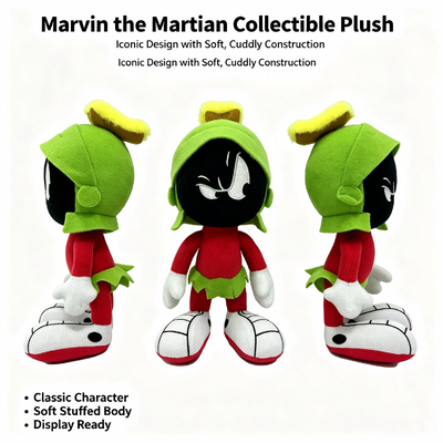 Looney Tunes Marvin Martian Disney Piattoli di peluche per 3+