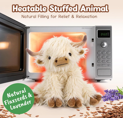 Cute Highland Cow Companion giocattoli per animali di peluche per marchi globali