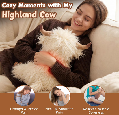 Cute Highland Cow Companion giocattoli per animali di peluche per marchi globali