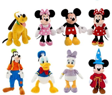 La peluche classica originale della famiglia di Disney Mickey gioca 22cm