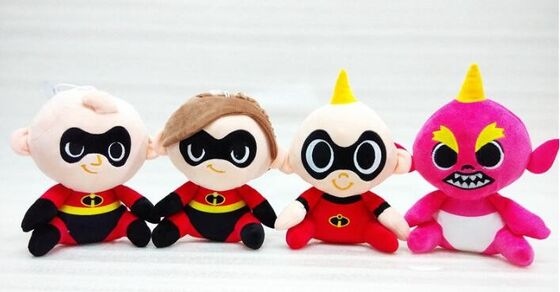 Incredibles adorabile 2 giocattoli Supercute della peluche del fumetto