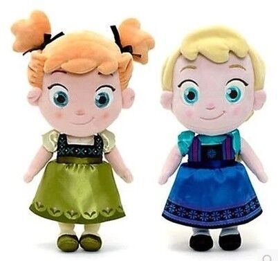 La piccola peluche di Disney delle ragazze gioca Elsa e le bambole del bambino congelate Anna 30cm
