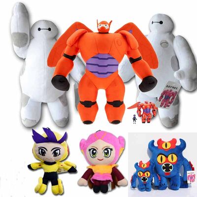 Grande giocattolo della peluche del fumetto di Baymax dell'eroe 6