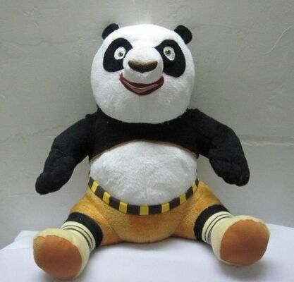 Giocattoli svegli della peluche del fumetto di posa di seduta del panda di Kungfu per la raccolta