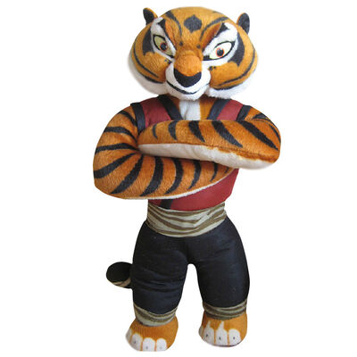Animali farciti di Kungfu del panda del fumetto adorabile della tigre femmina per i regali di promozione