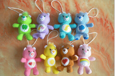 La cura sopporta il giocattolo Keychain della peluche per i regali di promozione, rosso/giallo/porpora/Brown
