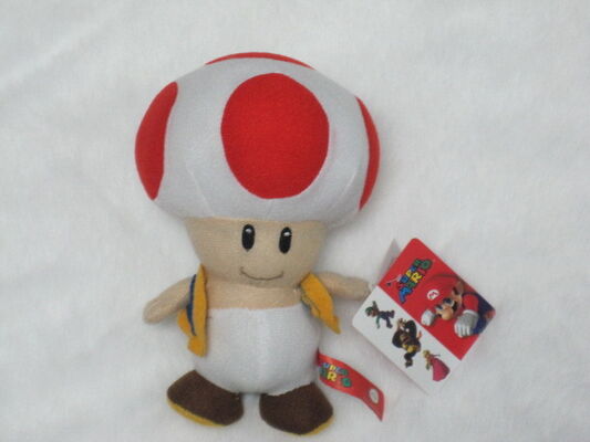 Giocattoli eccellenti della peluche del fumetto dell'uomo anziano del fungo di Mario per i regali di promozione