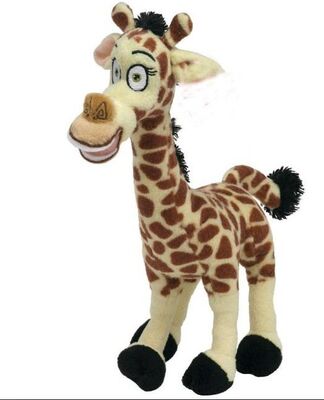 Piccoli animali farciti le action figure della serie completa della famiglia del Madagascar 3