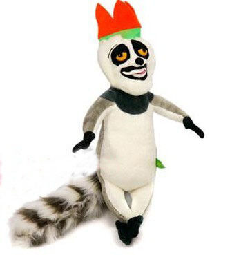 Piccoli animali farciti le action figure della serie completa della famiglia del Madagascar 3