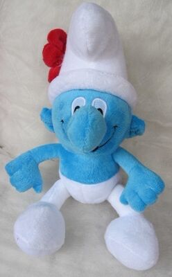 Giocattoli svegli della peluche del fumetto degli animali farciti di Puffo per vendere la macchina della gru