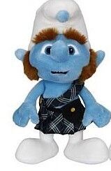 E blu giocattoli della peluche del fumetto del giocattolo farciti Puffo sveglio per i regali di promozione