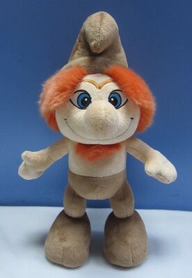 E blu giocattoli della peluche del fumetto del giocattolo farciti Puffo sveglio per i regali di promozione