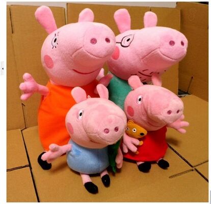 La peluche del fumetto degli animali farciti del maiale di Peppa gioca i regali di promozione