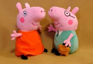 La peluche del fumetto degli animali farciti del maiale di Peppa gioca i regali di promozione