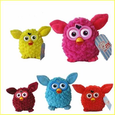 Giocattoli della peluche del fumetto dell'animale farcito di Furby con l'occhio di plastica per la raccolta