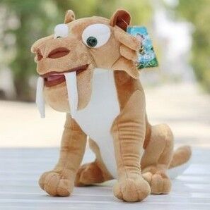 Giocattoli della peluche del fumetto degli animali farciti di era glaciale per la raccolta, Brown