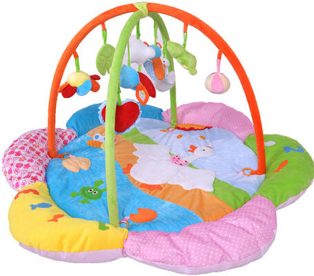Palestre adorabili su ordine Playmat del gioco del bambino del fiore e palestra per i bambini