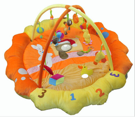 Il girasole scherza la palestra del gioco di attività del bambino delle palestre del gioco in arancio, verde, Rosa