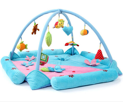 Pavimento molle personale della schiuma del giardino del bambino blu delle palestre felici del gioco