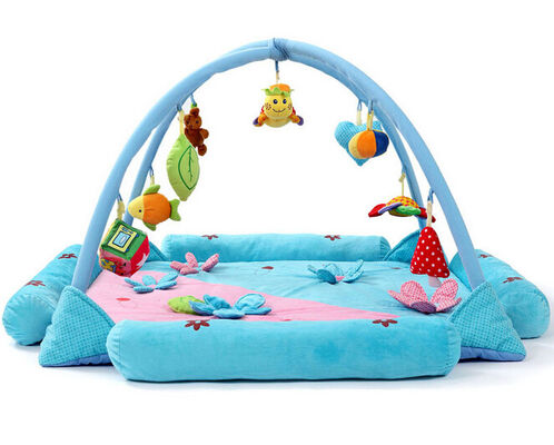 Pavimento molle personale della schiuma del giardino del bambino blu delle palestre felici del gioco