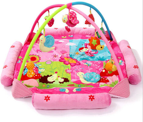 Stuoia felice del gioco di attività del bambino delle palestre del gioco del bambino di rosa di giardino del fiore