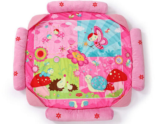 Stuoia felice del gioco di attività del bambino delle palestre del gioco del bambino di rosa di giardino del fiore