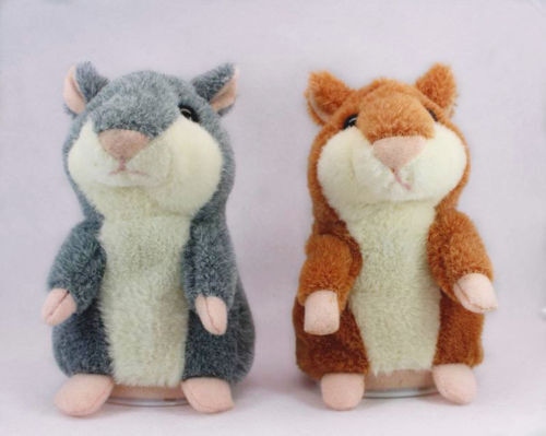 Giocattoli della peluche di musica del topo del criceto dei bambini, animali farciti dell'infante elettronico
