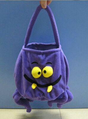 giocattoli della peluche farciti borsa porpora del regalo di 12inch Halloween per il partito di Halloween