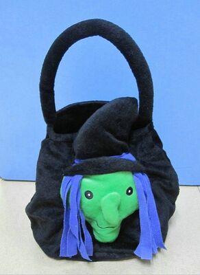 La peluche nera di Halloween gioca/le borse del regalo animali farciti di Halloween 30cm