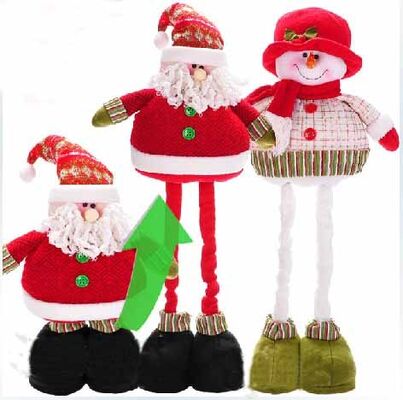 Il grande Natale personale di 68cm ha farcito il pupazzo di neve con la gamba di Streaching