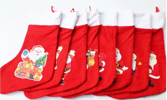 il regalo della peluche della calza di Santa di Natale 16inch per la festa di Natale celebra