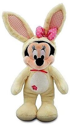 La peluche su misura del coniglietto di Pasqua Mickey Mouse degli animali farciti gioca in Brown/bianco sporco