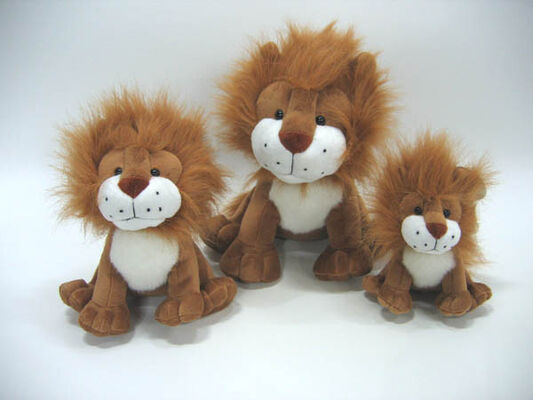 giocattoli selvaggi della peluche dell'animale farcito del leone 10inch, giocattoli molli per i regali di promozione