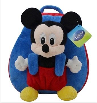 La scuola molle sveglia dei bambini Backpacks la borsa di scuola di Disney Mickey Mouse