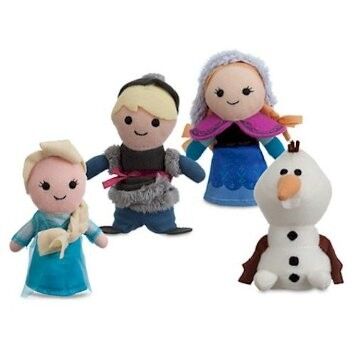 Burattini molli del dito congelati giocattoli adorabili della peluche del fumetto per i regali ed il premio di promozione