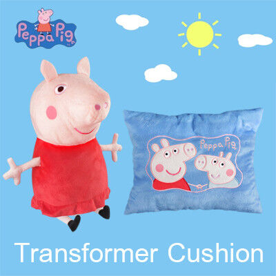 Cuscini e cuscini reversibili del giocattolo della peluche del maiale di Peppa di modo per lettiera