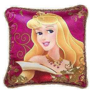 Principessa adorabile Aurora Plush Square Pillow e cuscino di Disney per lettiera